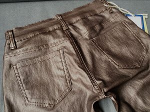 Женские коричневые брюки