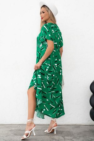 Платье Магия лета (зеленый/принт) Р11-867/16
