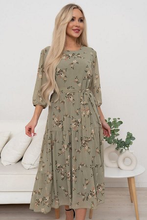 Платье Хелен (оливковый) Р11-1075/31
