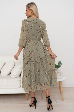 Платье Хелен (оливковый) Р11-1075/31