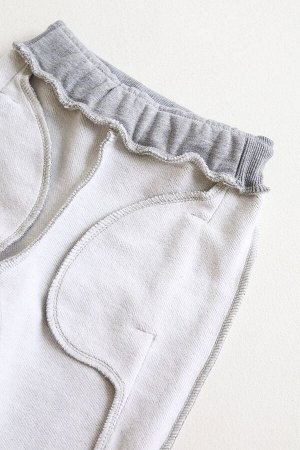 Брюки Cotton серый меланж
