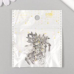 Декор металл для творчества «Канделябр со свечами», 2.5x1.7 см