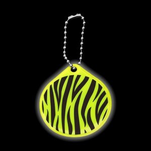 Светоотражающий элемент «Узор зебра», двусторонний, 5 x 5,7 см, цвет МИКС