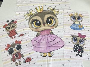 Комплект для пошива детских бортиков одеяло + 4 подушки