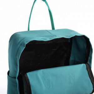 Рюкзак текстильный мамс "NAZAMOK", 38х27х13 см, цвет зеленый