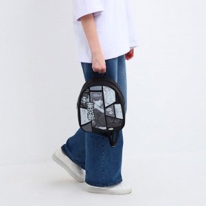 Рюкзак из искусственной кожи "Мир аниме" 27*23*10 см