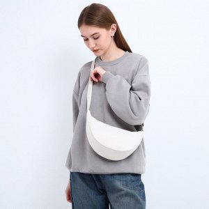 Сумка женская из текстиля, 30x17x6 см, бежевая