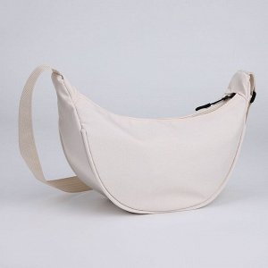 Сумка женская из текстиля, 30x17x6 см, бежевая