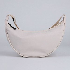 Сумка женская из текстиля, 30x17x6 см, бежевая
