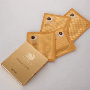 Гидрогелевая маска для лица с муцином улитки Petitfee Gold &amp; Snail Hydrogel Mask Pack, 1шт* 30г