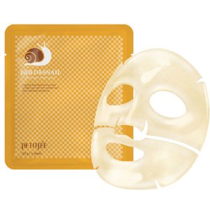 Гидрогелевая маска для лица с муцином улитки Petitfee Gold & Snail Hydrogel Mask Pack, 1шт* 30г