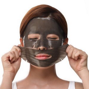 (Набор) Гидрогелевая маска для лица с черным жемчугом Petitfee Black Pearl & Gold Hydrogel Mask Pack, 5шт* 32г
