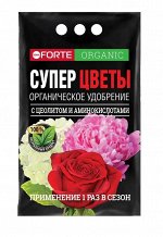 Удобрение органическое  Супер цветы цеолит и аминокислоты, Бона Форте / BONA Forte, 2 кг
