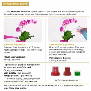 Удобрение органо-минеральное  Здоровье для орхидей, жидкое, Бона Форте / BONA Forte, 285 мл