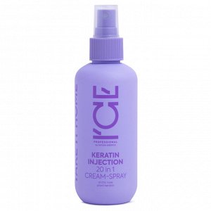 Кератиновый спрей для поврежденных волос 20 в 1 Keratin Injection ICE Professional by Natura Siberica, Take It Home