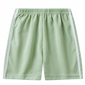 Детские шорты с контрастными полосками по бокам, цвет зелёный