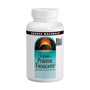 Source Naturals, Зверобой «Положительные мысли», 45 таблеток