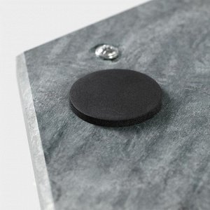 Поднос Magistro Marble, 25x29 см, мрамор, цвет изумрудный