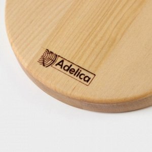 Набор деревянных менажниц и сервировочных досок на подставке Adelica, 3 шт, 25x14 см, 23x12 см, 21x10 см