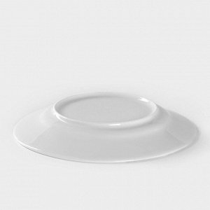 Тарелка фарфоровая «Зоомикс», d=20 см, белая