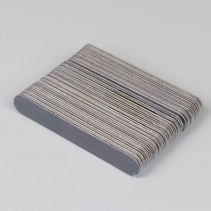 Пилка - наждак «Классика», на деревянной основе, абразивность 240, 10 см, фасовка 50 шт, цвет чёрный