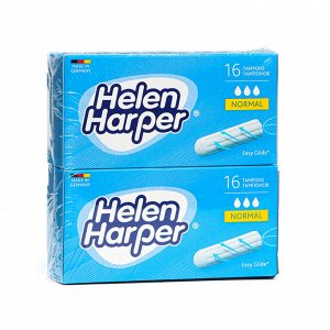 Тампоны безаппликаторные Helen Harper, Normal, 16 шт (2 упаковки)