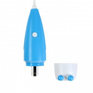 Детская электрическая зубная щетка  LP-010, вибрационная, 30000 дв/мин, 2 насадки