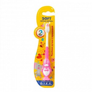 Зубная щетка для детей в виде пингвина D.I.E.S. 2+, 1 шт