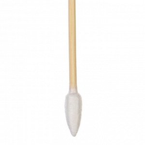 Ватные палочки, пакет 100 шт., наконечник - острый, хлопок/бамбук(стик)