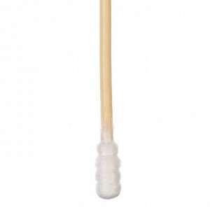 Ватные палочки в тубе 100 шт., наконечник - спираль, хлопок/бамбук(стик)