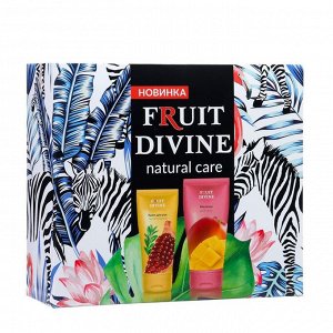 Подарочный набор Fruit Divine Зебра: Крем для рук, 75 мл + Молочко для тела, 150 мл