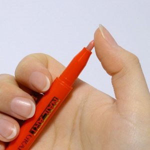 Маркер для дизайна ногтей, акриловый, 13,5 см, цвет красный