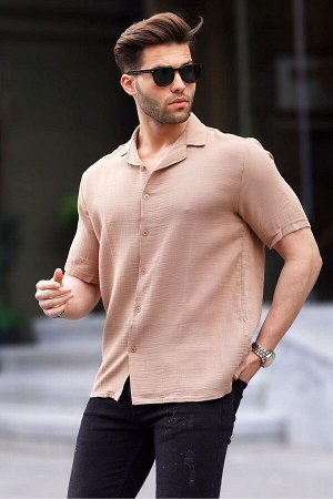 Мужская рубашка Camel с коротким рукавом 6706