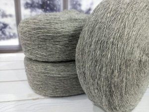 Пряжа для вязания Ангорка цвет Серый