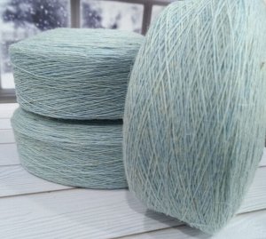 Пряжа для вязания Ангорка цвет Голубой