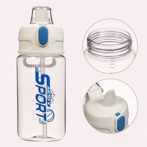 Бутылка для воды SPORT, 600 мл, 21x7.9x6.7 см