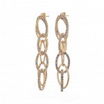 Серьги Moon Paris, Bohemia, с кристаллами, MB-23.12-037 (золотистый)