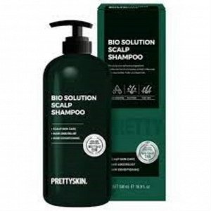 PrettySkin Шампунь для лечения кожи головы Shampoo Bio Solution Scalp, 500 мл