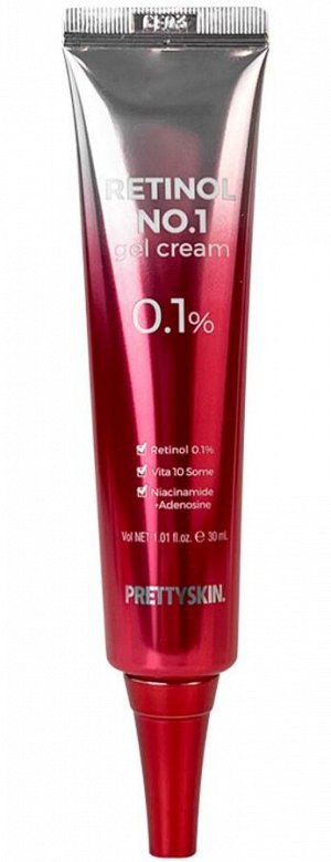 PrettySkin Гель-крем для лица с ретинолом Gel Cream Retinol No.1, 30 мл