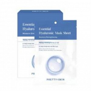 PrettySkin Маска для лица тканевая с гиалуроновой кислотой Mask Sheet Essential Hyaluronic, 25 мл