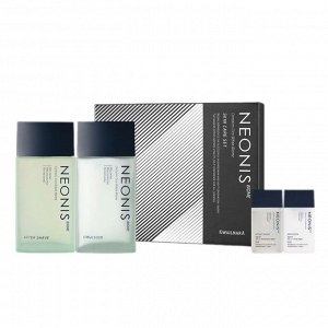 Welcos Мужской набор для лица Skin Care Set Neonis Contains Cica Bifida, 150/30/150/30 мл