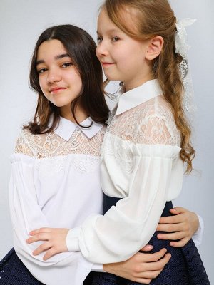 Блузка для девочки длинный рукав