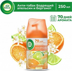 Аирвик Сменный аэрозоль "Антитабак: Апельсин и бергамот" 250 мл