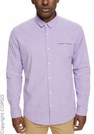 рубашка бренд Esprit Это рубашки для отдыха (Es Freizeit Hemden)Цвет изделия: фиолетовый Бренд: Esprit Ассортимент: He. Рубашки Размерная категория: Обычные размеры Рубашка с длинными рукавами от Espr