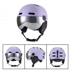 Шлем для лыж и сноуборда с визором Chinion ZL-S017. Лвандовый