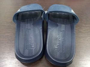 Обувь пляжная мужская шлепки пантолеты цвет Темно-синий