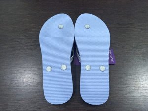Обувь пляжная женская вьетнамки шлепки цвет Фиолетовый