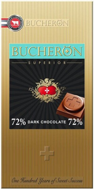 Шоколад Bucheron Superior горький 100гр картон