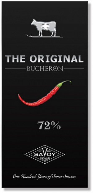 Шоколад Bucheron THE ORIGINAL горький с кайенским перцем 90гр картон