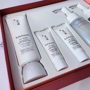 Sulwhasoo UV Wise Brightening Multi Protector №1 Creamy Glow Set Мульти-защитный набор для осветления кожи ( 5 предметов)
